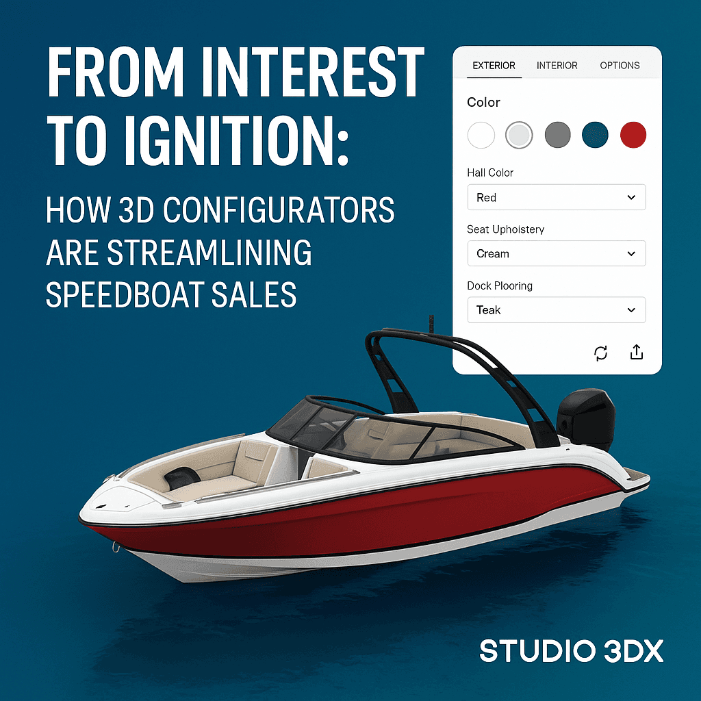 From Interest to Ignition: How 3D Configurators Are Streamlining Speedboat Sales